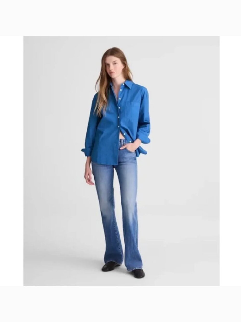 Madewell Blue Button-Down Shirt